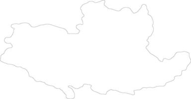 kolubarski republiek van Servië schets kaart vector