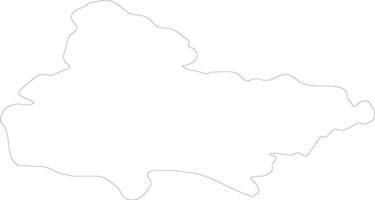 lumbini Nepal schets kaart vector