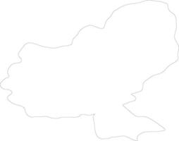 mures Roemenië schets kaart vector