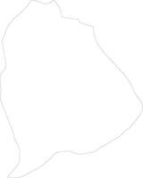 straal Jemen schets kaart vector