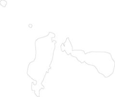 romblon Filippijnen schets kaart vector