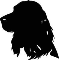 Amerikaans cocker spaniel silhouet vector