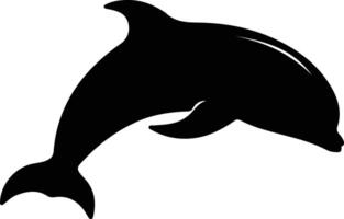 belugawal zwart silhouet vector