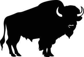 buffel zwart silhouet vector