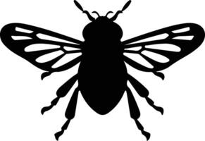 cicade zwart silhouet vector
