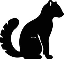 coati zwart silhouet vector