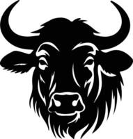 GNU zwart silhouet vector