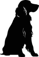 Iers setter silhouet vector