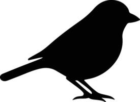 junco zwart silhouet vector