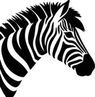 quagga zwart silhouet vector