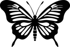 zebra longwing vlinder zwart silhouet vector