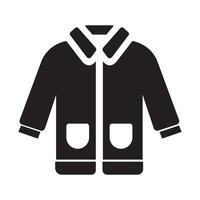 Mannen jasje icoon logo vector ontwerp sjabloon