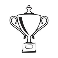 trofee icoon logo vector ontwerp sjabloon
