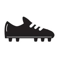 voetbal schoenen icoon logo vector ontwerp sjabloon