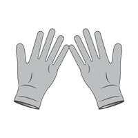 handschoenen icoon vector ontwerp sjabloon