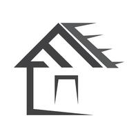 huis icoon logo vector ontwerp sjabloon