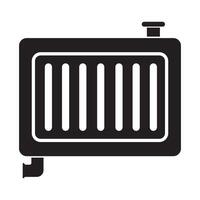 radiator icoon logo vector ontwerp sjabloon