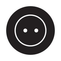 overhemd toetsen icoon logo vector ontwerp sjabloon