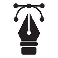 pen gereedschap icoon logo vector ontwerp sjabloon