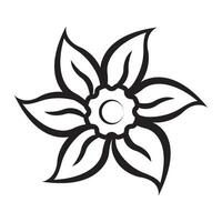 jasmijn bloem icoon logo vector ontwerp sjabloon