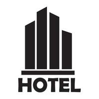 hotel icoon logo vector ontwerp sjabloon