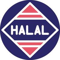 halal vector icoon