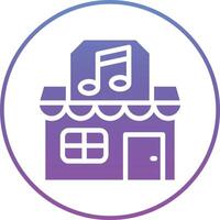 muziek- winkel vector icoon