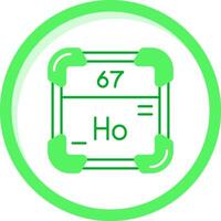 holmium groen mengen icoon vector