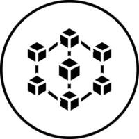 blockchain vector icoon