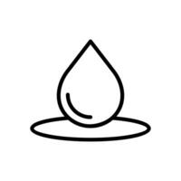 water druppeltje icoon symbool vector sjabloon
