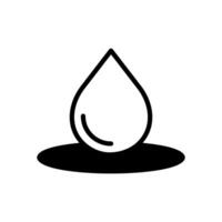 water druppeltje icoon symbool vector sjabloon