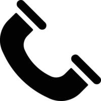 glyph telefoon icoon vector