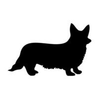 corgi hond, vector illustratie