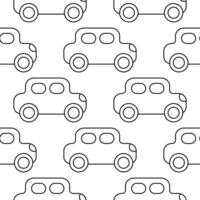 auto vrachtauto speelgoed- kinderen dag patroon textiel vector