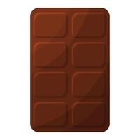 chocola dag bar bruin geheel zoet icoon vector