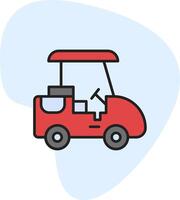 golf caddy vecto icoon vector
