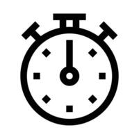 vector alarm klok icoon tijd zwart symbool herinnering teken