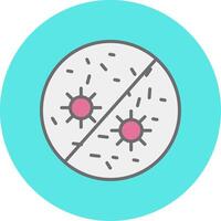 antibacteriële vecto icoon vector