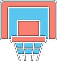 basketbal hoepel vecto icoon vector