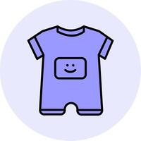 baby jongen kleding vecto icoon vector