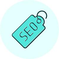 seo label vecto icoon vector