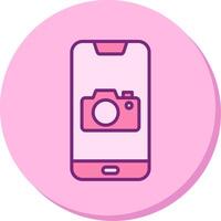 smartphone camera vecto icoon vector