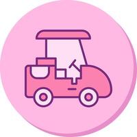 golf caddy vecto icoon vector