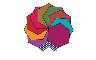 zeshoek mandala ontwerp vector achtergrond wijnoogst abstract bloemen patroon ontwerp vector kunst