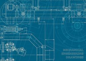 bedrijfsidentiteit. blauwdruk. vector technische tekeningen