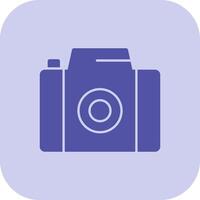 camera glyph tritonus icoon vector