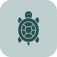 schildpad glyph tritonus icoon vector