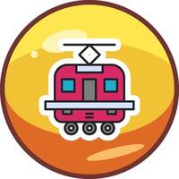 tram vecto icoon vector