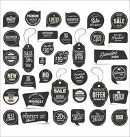 Retro vintage badges en labels-collectie vector