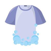 shirt met bubbels vector